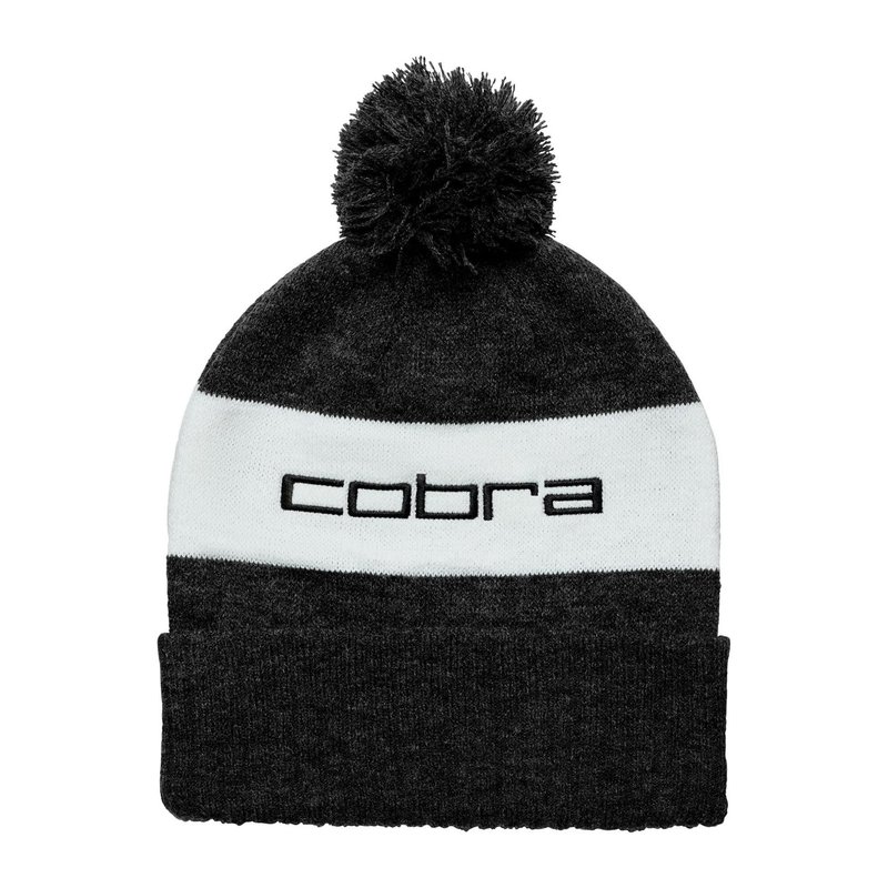 Cobra Pom Beanie wintermuts, puma black/white glow