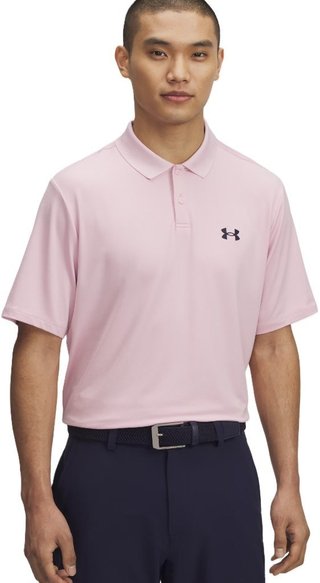 Under Armour Matchplay heren polo, prime pink