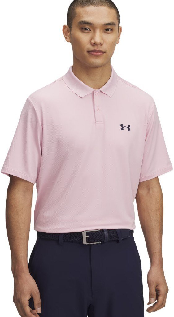 Under Armour Matchplay heren polo, prime pink