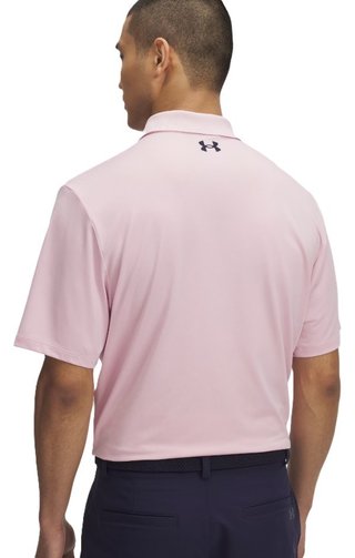 Under Armour Matchplay heren polo, prime pink
