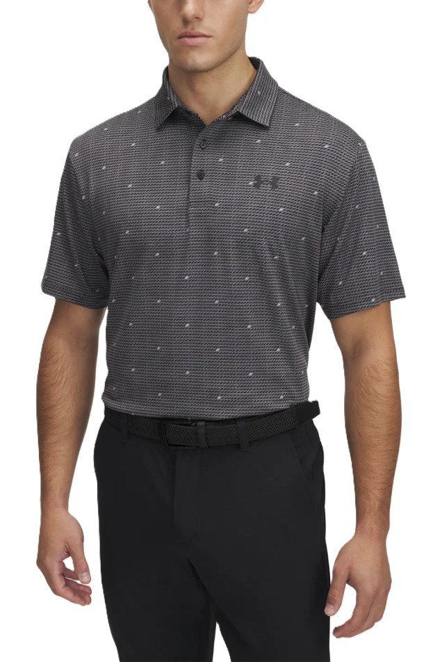 Under Armour Playoff 3.0 Printed heren polo, castlerock