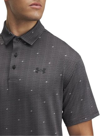 Under Armour Playoff 3.0 Printed heren polo, castlerock