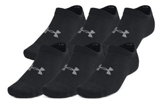 Under Armour Essential No Show unisex sokken (6 paar), zwart