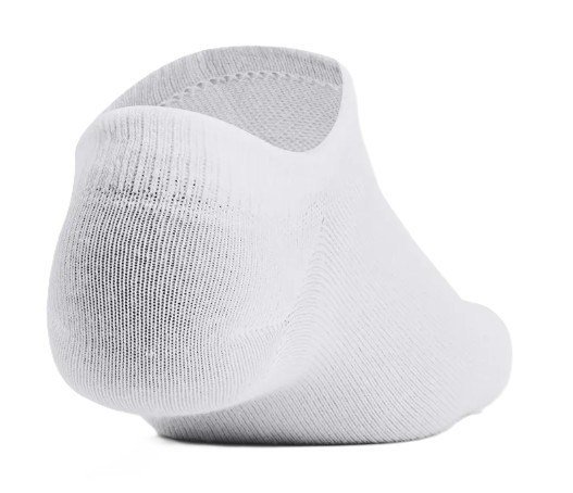Under Armour Essential No Show unisex sokken (6 paar), wit