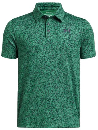 Under Armour Playoff Printed junior polo, team kelly green
