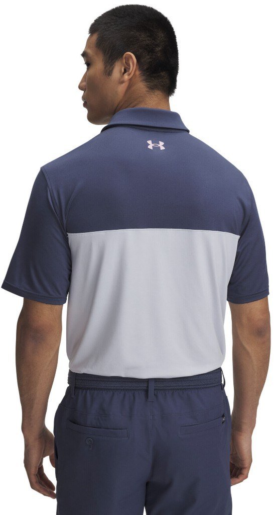 Under Armour T2G Color Block heren polo, downpour gray