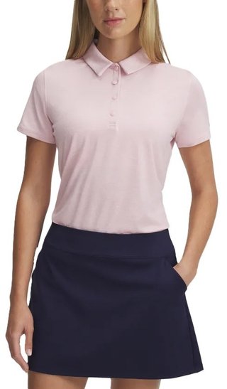 Under Armour Playoff SS dames polo, prime pink