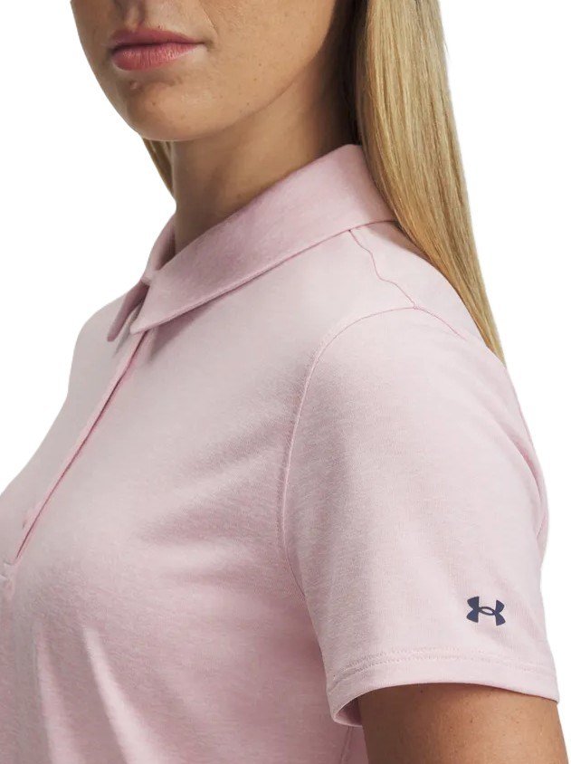 Under Armour Playoff SS dames polo, prime pink