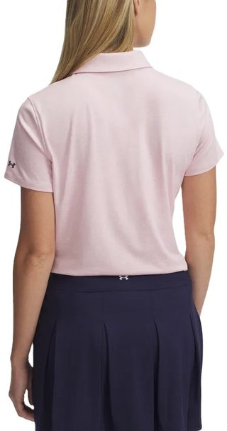 Under Armour Playoff SS dames polo, prime pink