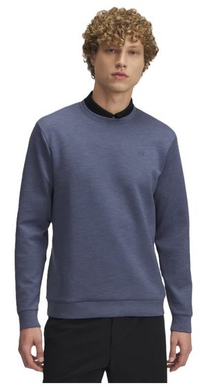 Under Armour Drive Midlayer Crew heren sweatshirt, downpour gray