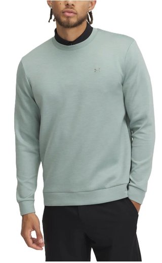 Under Armour Drive Midlayer Crew heren sweater, silica green
