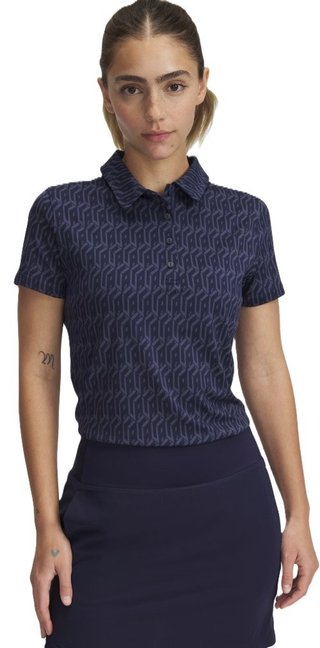 Under Armour Playoff 3.0 Printed dames polo, midnight navy