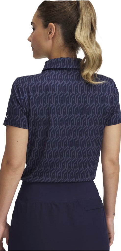 Under Armour Playoff 3.0 Printed dames polo, midnight navy