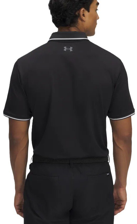 Under Armour Playoff 3.0 Rib heren polo, zwart