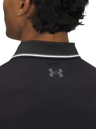 Under Armour Playoff 3.0 Rib heren polo, zwart