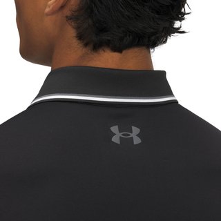 Under Armour Playoff 3.0 Rib heren polo, zwart