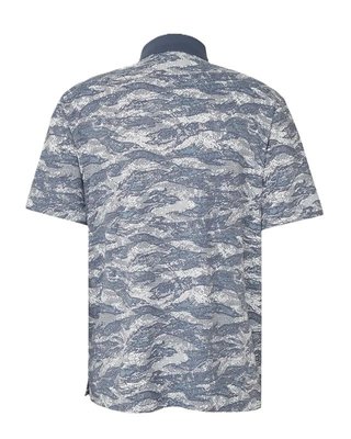 Under Armour Drive Chill Printed heren polo, downpour gray