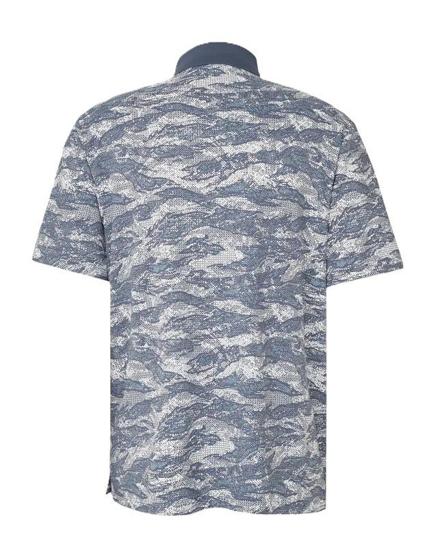 Under Armour Drive Chill Printed heren polo, downpour gray