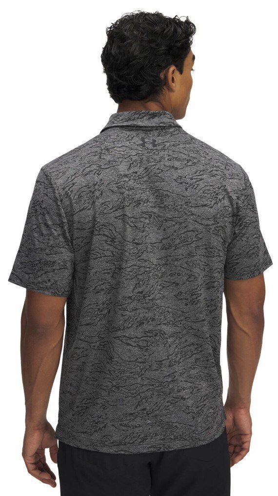 Under Armour Drive Jacquard heren polo, zwart