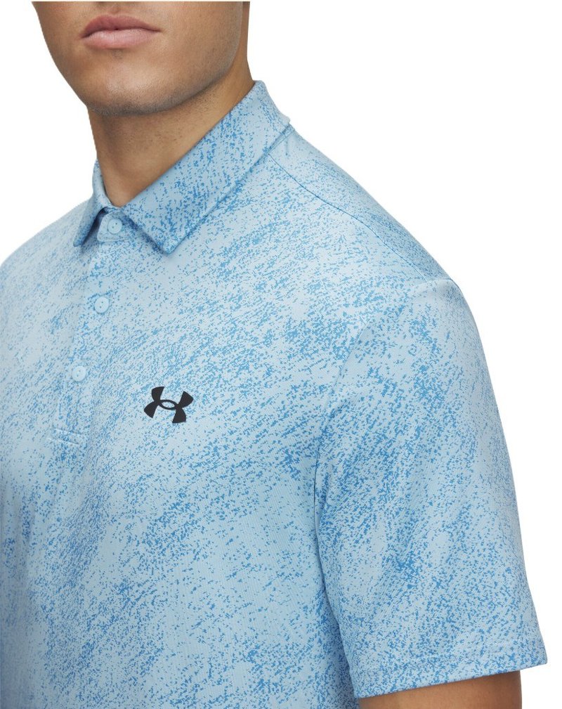 Under Armour Drive Jacquard heren polo, stream