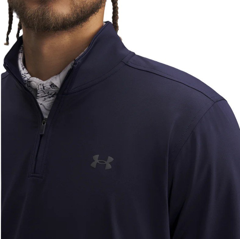 Under Armour Drive 1/4 Zip heren hoodie, midnight navy