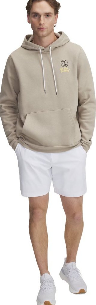 Under Armour Drive Pull-On heren shorts, wit