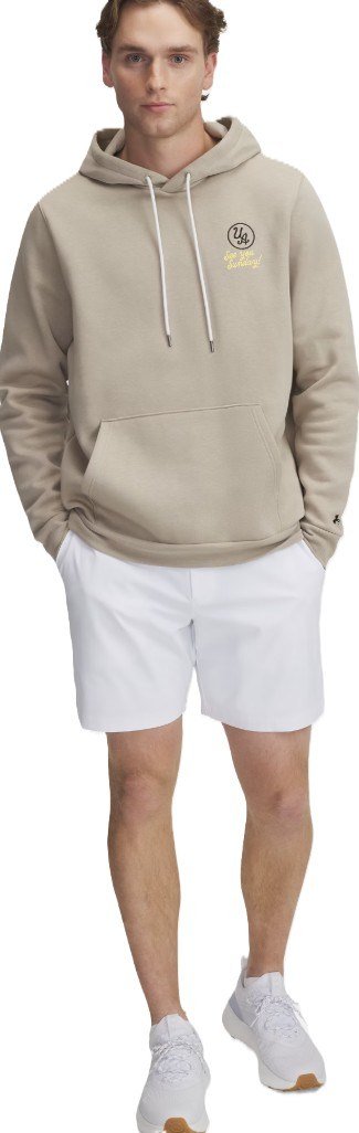 Under Armour Drive Pull-On heren shorts, wit