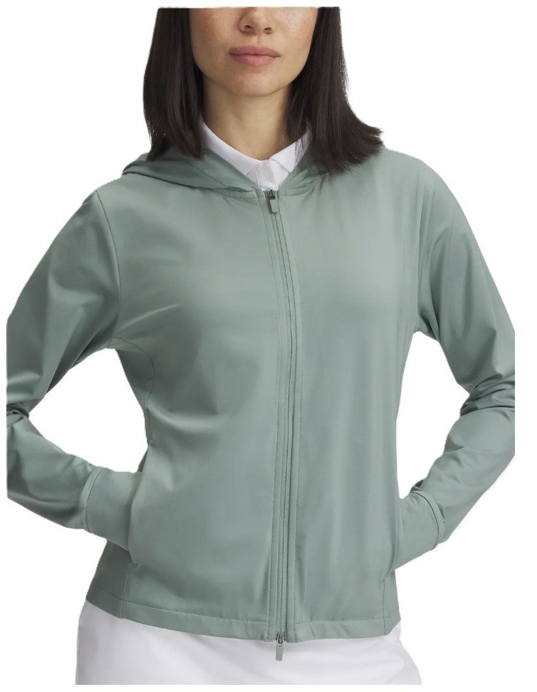 Under Armour Drive Full Zip HD dames sweatshirt, silica green