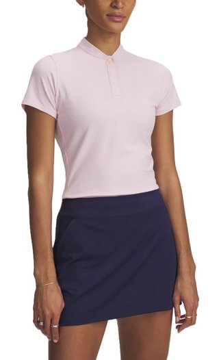 Under Armour Drive Chill SS dames polo, prime pink