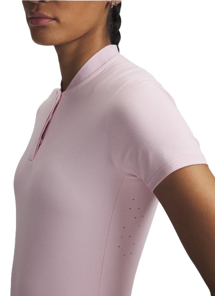 Under Armour Drive Chill SS dames polo, prime pink