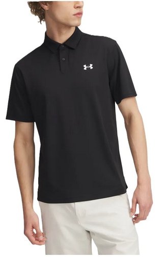 Under Armour T2G Pique heren polo, zwart