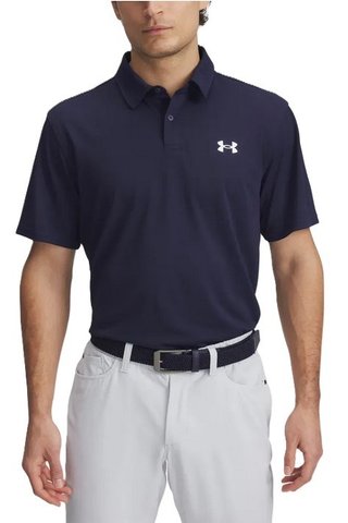 Under Armour T2G Pique heren polo, midnight navy