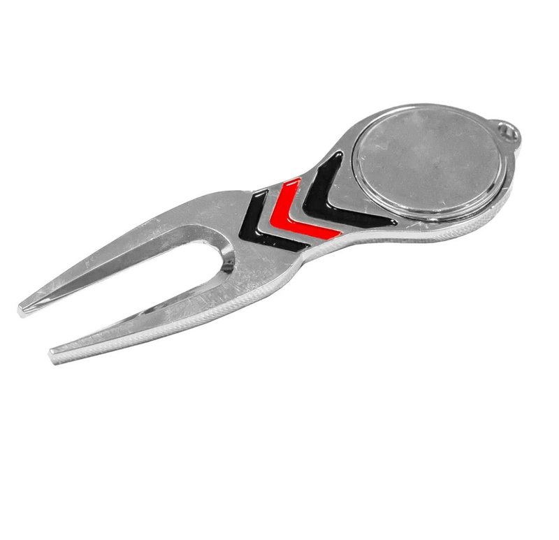 Longridge Apex Arrow pitchfork + ballmarker, zilver