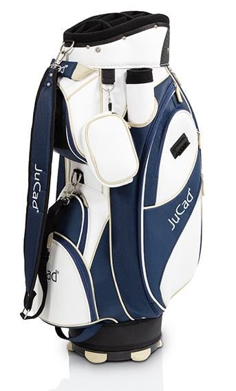 JuCad Style cart bag, wit/blauw