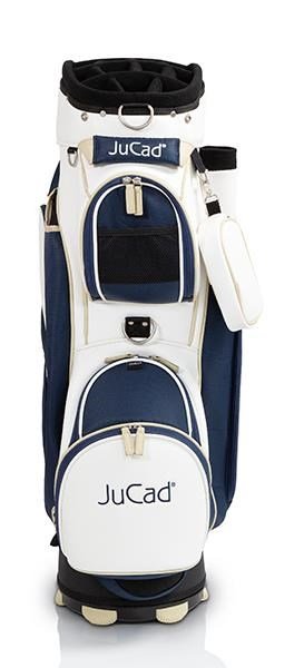 JuCad Style cart bag, wit/blauw