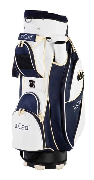 JuCad Style cart bag, wit/blauw