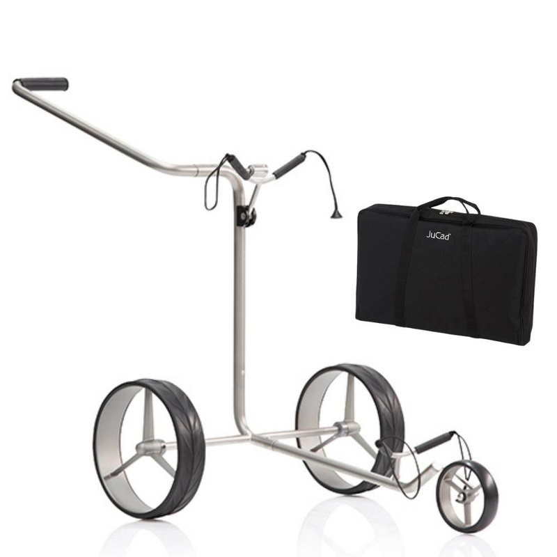 JuCad Titan 3-wielige handwagen + draagtas JTT, titanium