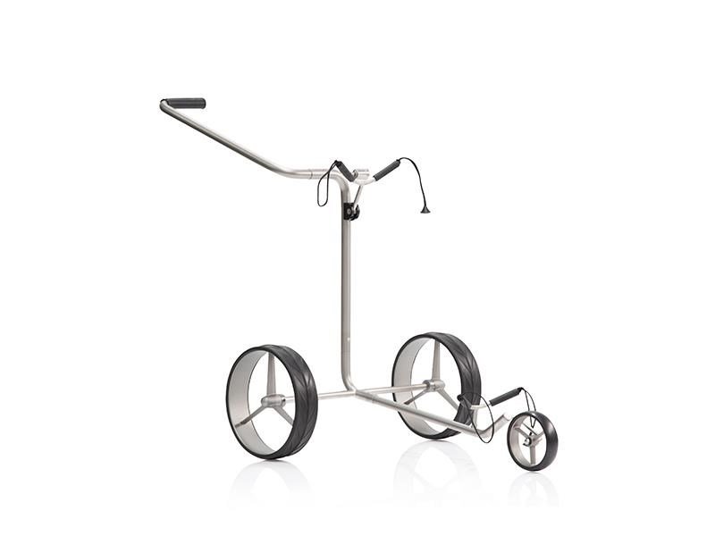 JuCad Titan 3-wielige handwagen + draagtas JTT, titanium