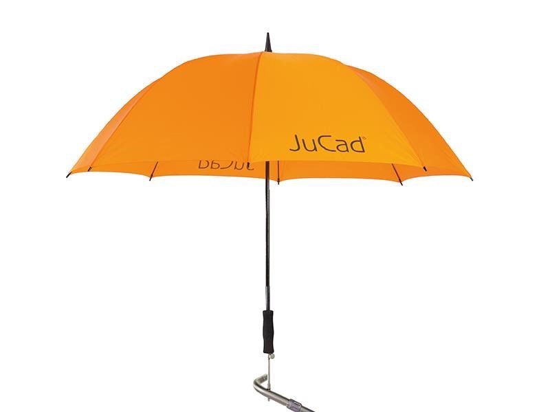 JuCad telescopische golfparaplu 68" met pin, oranje