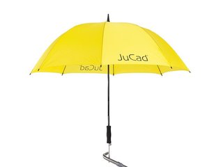 JuCad telescopische golfparaplu 68" met pin, geel