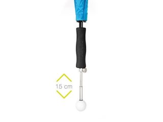 JuCad telescopische golfparaplu 68" met pin, blauw