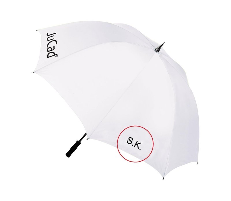 JuCad telescopische golfparaplu 68" met pin, blauw