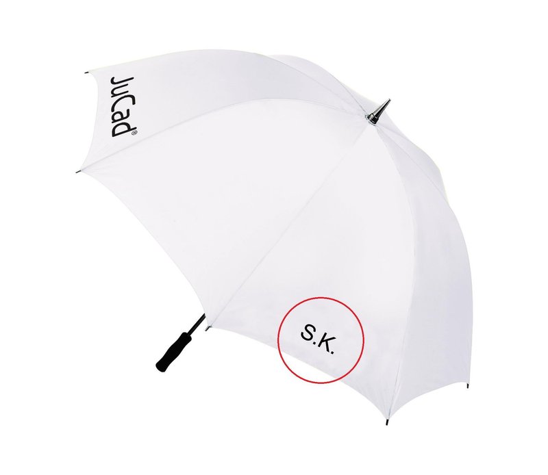 JuCad telescopische golfparaplu 68" met pin, beige