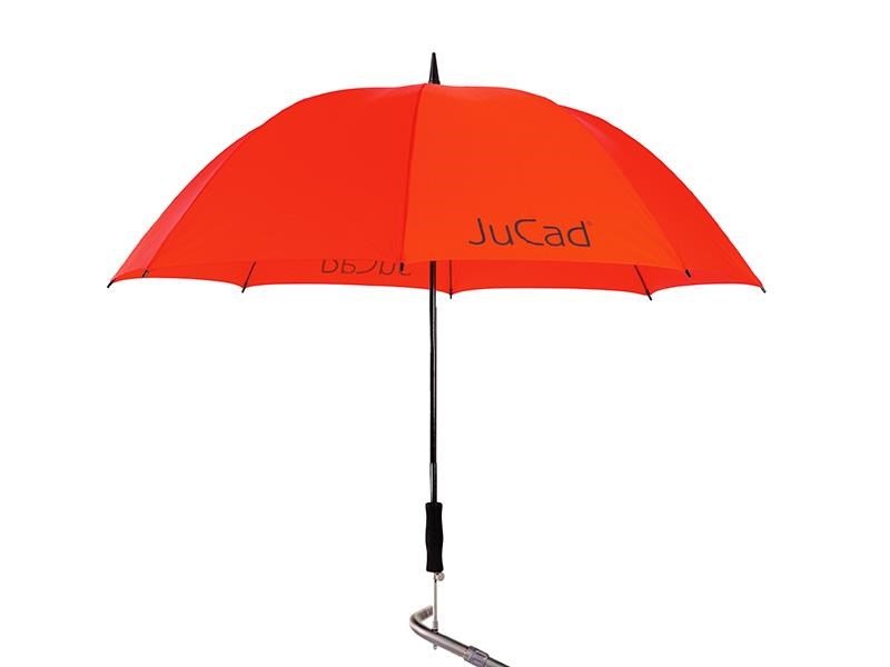 JuCad telescopische golfparaplu 68" met pin, rood