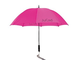 JuCad telescopische golfparaplu 68" met pin, roze