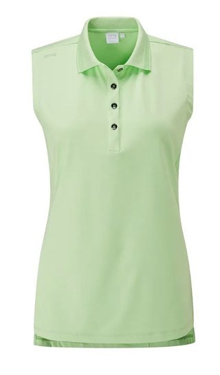 PING Solene Sleeveless dames polo, mint