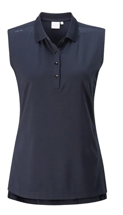 PING Solene Sleeveless dames polo, navy