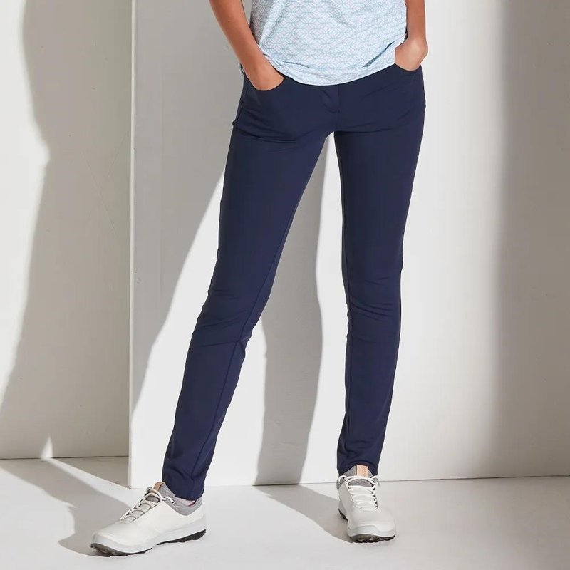 PING Verity II dames slim fit broek, navy