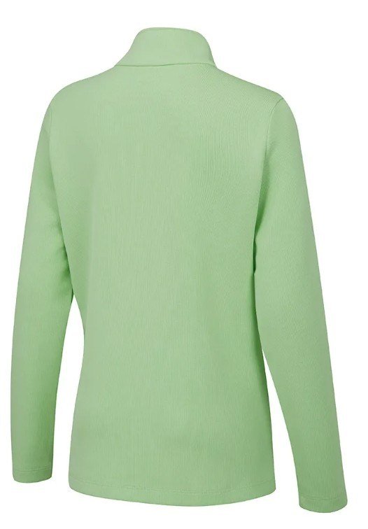 PING Lyla Half Zip Ribbed dames fleece, mint marl