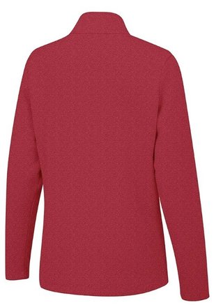 PING Lyla Half Zip Ribbed dames fleece, rich red marl